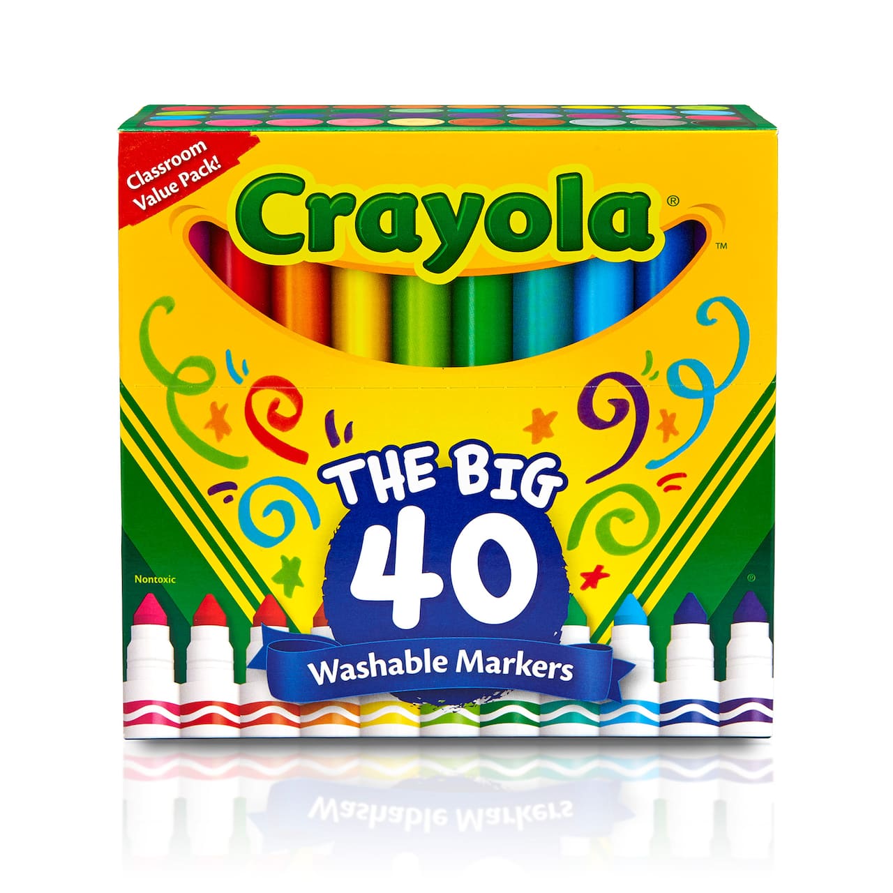 Crayola Ultra Clean Washable Classic Colors Broad Line Markers